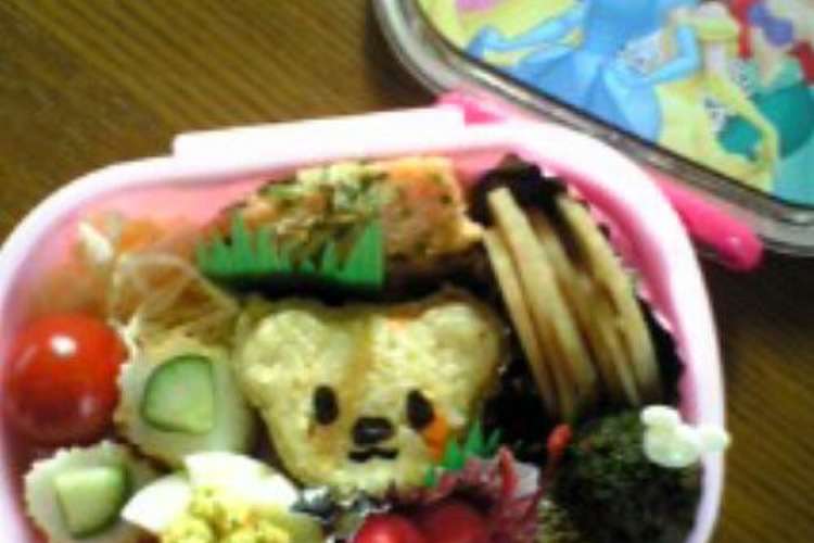 食の細い子にも くまちゃん弁当 レシピ 作り方 By かのまき クックパッド