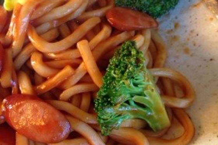 ソーセージとブロッコリーの焼きうどん レシピ 作り方 By Lagon5 クックパッド