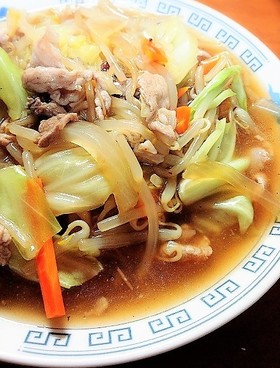 おうちで簡単!あんかけラーメン♡