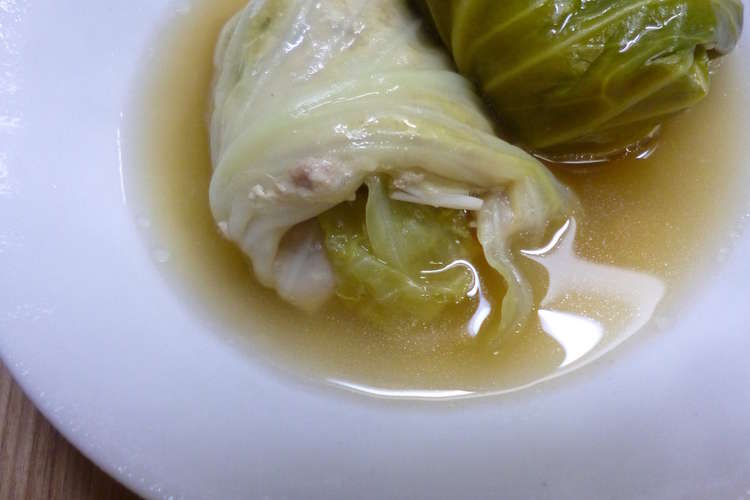 豆腐入りロールキャべツのコンソメ煮 レシピ 作り方 By はーとねこ クックパッド 簡単おいしいみんなのレシピが354万品