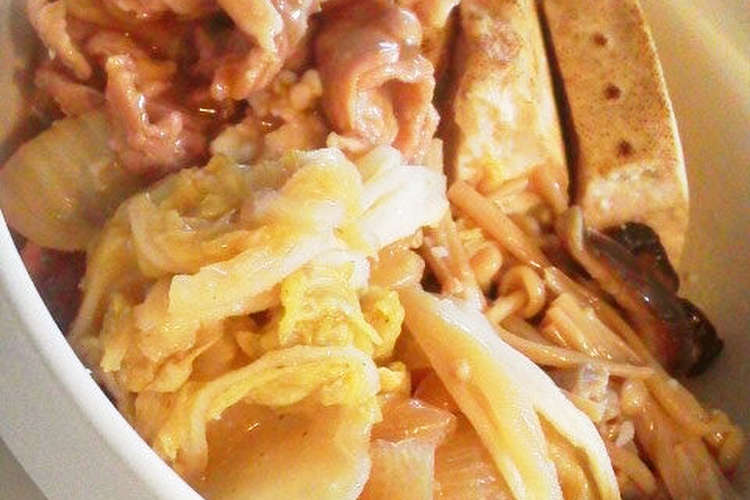 フライパンで作る お手軽簡単すき焼き風鍋 レシピ 作り方 By 郁 クックパッド 簡単おいしいみんなのレシピが352万品
