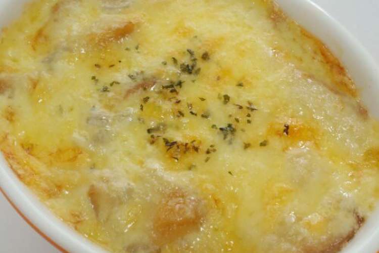 パン耳で オニオングラタンスープ レシピ 作り方 By 白ご飯おかわりちゃん クックパッド 簡単おいしいみんなのレシピが350万品