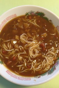 簡単カレースープ白石温麺