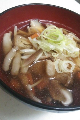 きのこ汁野菜具沢山♪年越蕎麦♪お雑煮にも