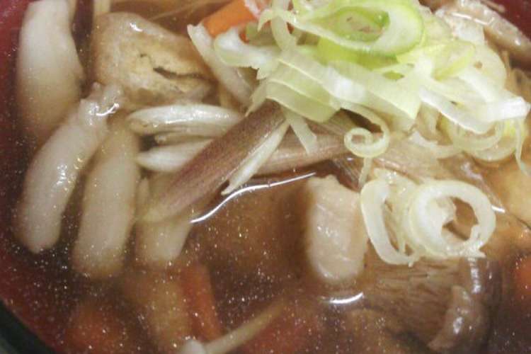 きのこ汁野菜具沢山 年越蕎麦 お雑煮にも レシピ 作り方 By なおぴんこ クックパッド