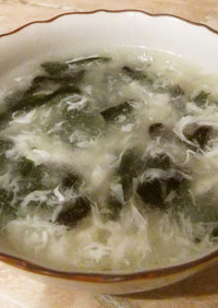 ふんわり玉子の白身スープ