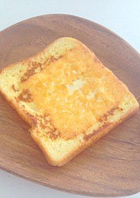 朝食に☆焦がしチーズのフレンチトースト