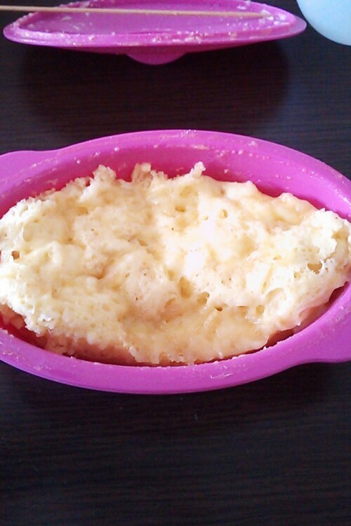 レンジで簡単☆メープルチーズ蒸しパン☆の画像