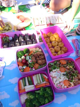 2013年秋の運動会のお弁当