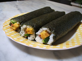 恵方巻き(普通の太巻き)