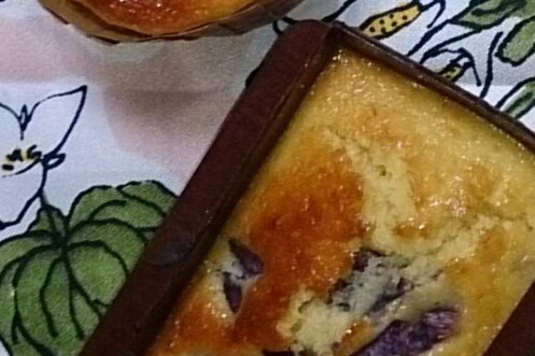 Hcmで簡単紅芋とバナナのケーキ レシピ 作り方 By アロマライズ クックパッド