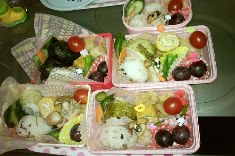 山登りのお弁当 レシピ 作り方 By イエカラママ クックパッド