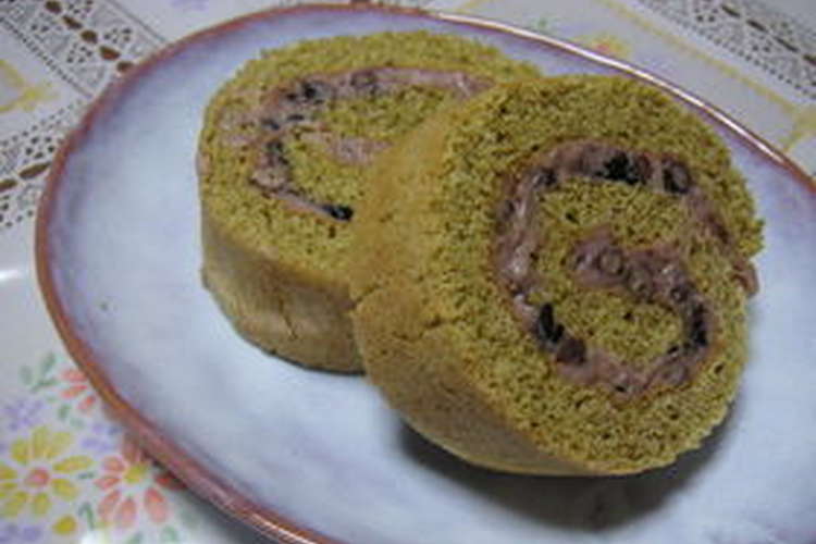 ノンオイル 和風ロールケーキ レシピ 作り方 By いちっこ クックパッド
