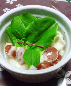 簡単電子レンジでチンするだけ長いもカマン