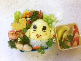 ふなっしー♪♪のキャラ弁♪♪