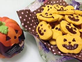 かぼちゃクッキー☆ハロウィンに✌