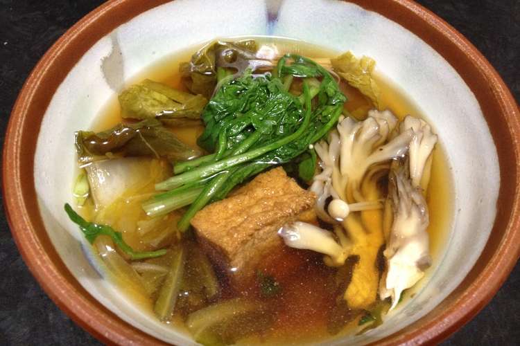 ヘルシー 厚揚げと鍋野菜の炊いたん レシピ 作り方 By Huto クックパッド 簡単おいしいみんなのレシピが349万品