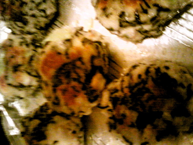 豆腐とひじきはんぺんの焼いたのの画像
