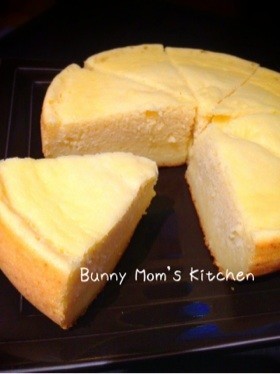炊飯器で！レモン香るチーズスフレ風ケーキの画像