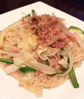 簡単☆そうめんチャンプルー