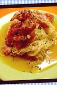 簡単！冷凍トマトのカッペリーニ