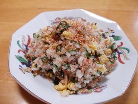 ザーサイとしその炒飯