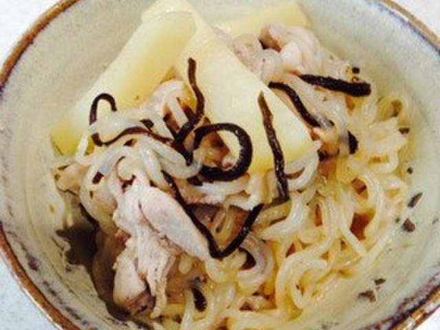 塩昆布で簡単 しらたき 豚肉じゃが炒め レシピ 作り方 By 北軽kei クックパッド