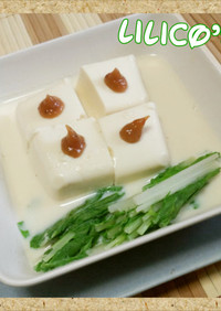 【美レシピ】豆乳de湯豆腐na美人前菜