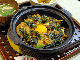 ★んまいっ!土鍋焼豚バラキムチ丼★