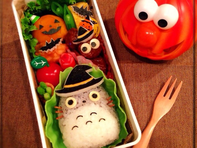 キャラ弁 ハロウィン トトロ レシピ 作り方 By Tomo クックパッド 簡単おいしいみんなのレシピが354万品