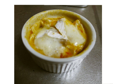 ツナ缶タイカレーと茄子のチーズ焼きの写真