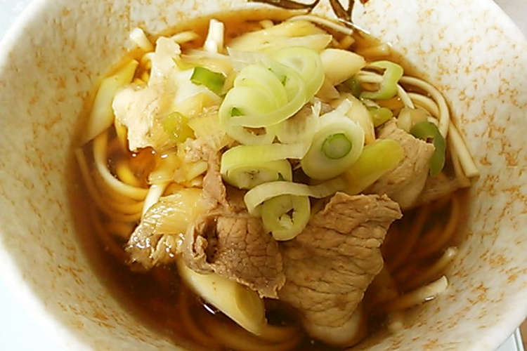 寒い日に食べたい 葱たっぷりの肉うどん レシピ 作り方 By ポテチ犬 クックパッド 簡単おいしいみんなのレシピが350万品