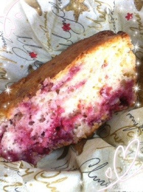 サブレ風♡ラズベリー パウンドケーキの画像