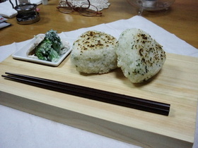 チーズ焼きおむすび