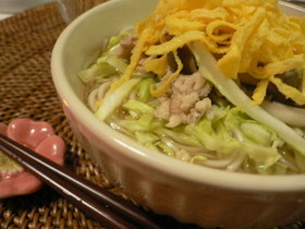 温かいおそうめん