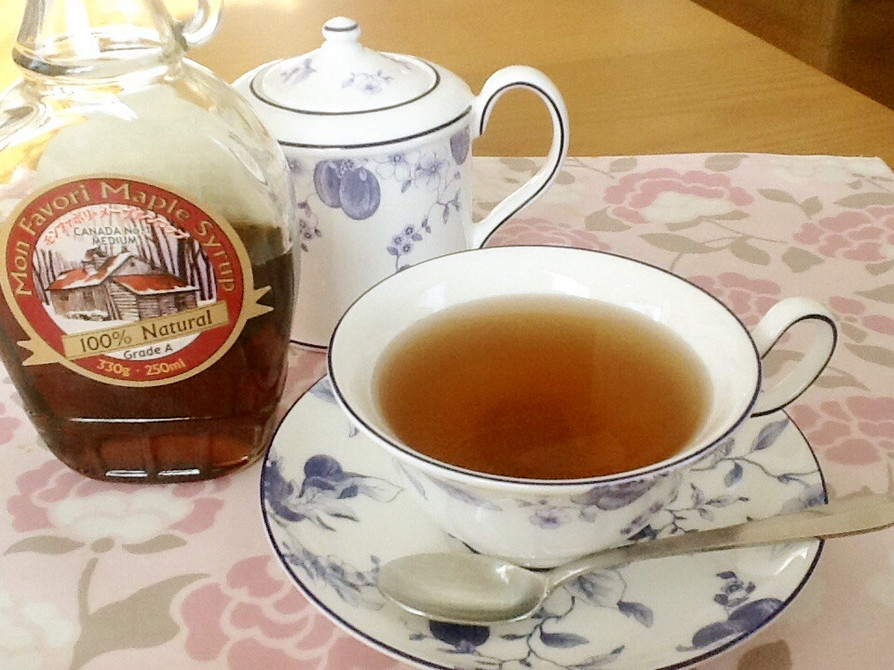 冷え性さんに体を温める♡メープル生姜紅茶の画像