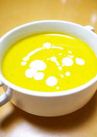 ハロウィンの食卓に♪豆乳かぼちゃスープ