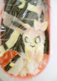 ポケモン ニンフィア弁当 レシピ 作り方 By すいちょ クックパッド