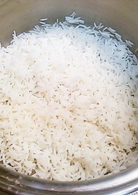 長粒米(インディカ米)の炊き方☆湯取り法