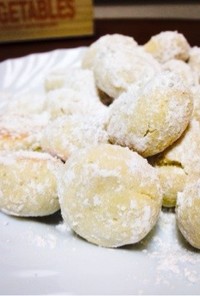 【簡単】卵白消費の粉雪クッキー
