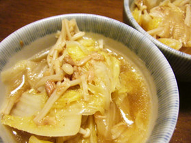 白菜とえのき❀ツナ煮