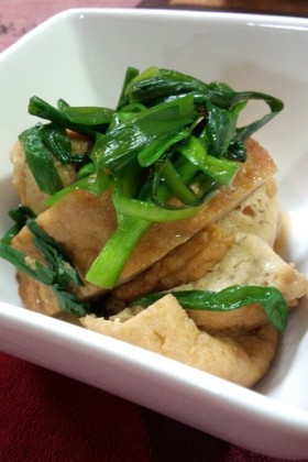 がんも・さつまあげ・にらの煮物