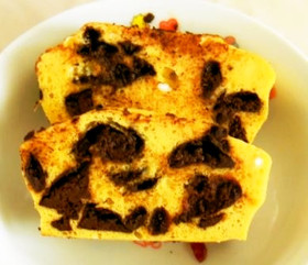 ビターチョコ&大豆粉で簡単パウンドケーキ
