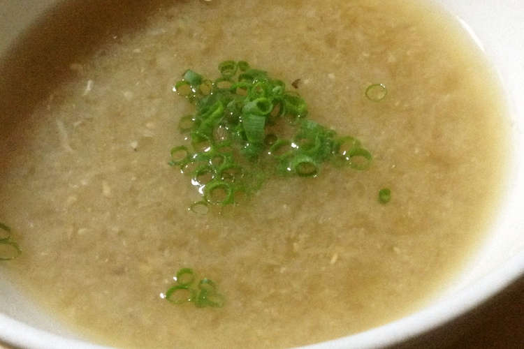 蓮根のすりおろし味噌汁 レシピ 作り方 By Riepyonnnn クックパッド 簡単おいしいみんなのレシピが352万品