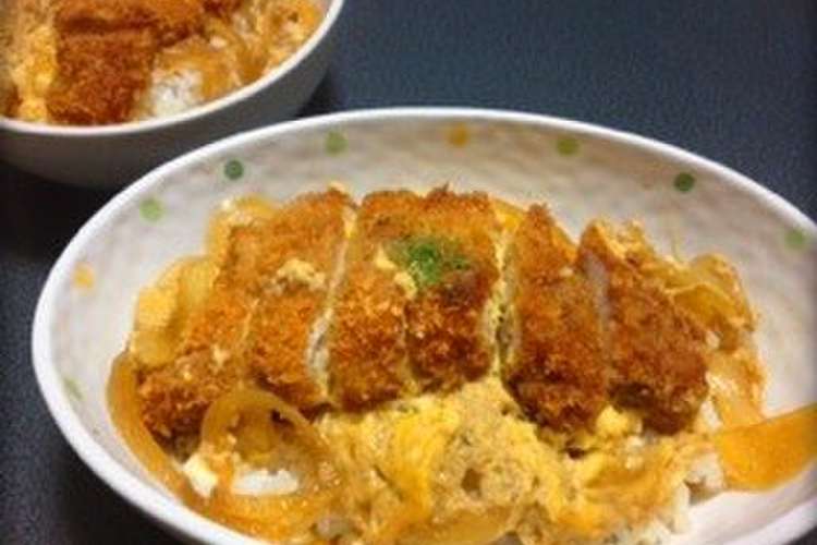 揚げない カツ丼 レシピ 作り方 By Nekousa22 クックパッド 簡単おいしいみんなのレシピが356万品