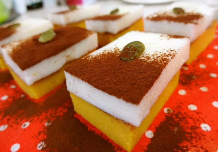 かぼちゃのダブルチーズ♡ケーキの画像