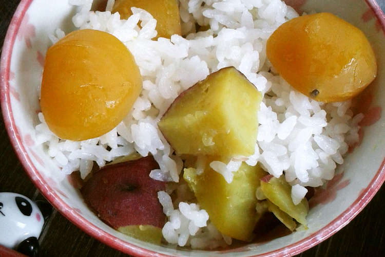 さつまいも 栗の甘露煮ご飯 レシピ 作り方 By ひな祭り クックパッド 簡単おいしいみんなのレシピが355万品