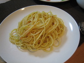 明太子とウニのパスタ