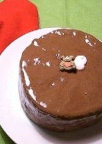 バームクーヘン風チョコレートケーキ