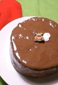 バームクーヘン風チョコレートケーキ
